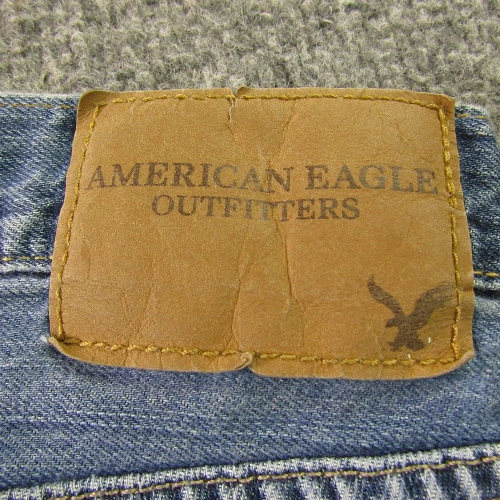 American Eagle Jeans Mens 34x34 Blue  Original‎ Boot Medium Wash Bootcut Denim